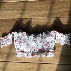 Floral Bathing Suit Top